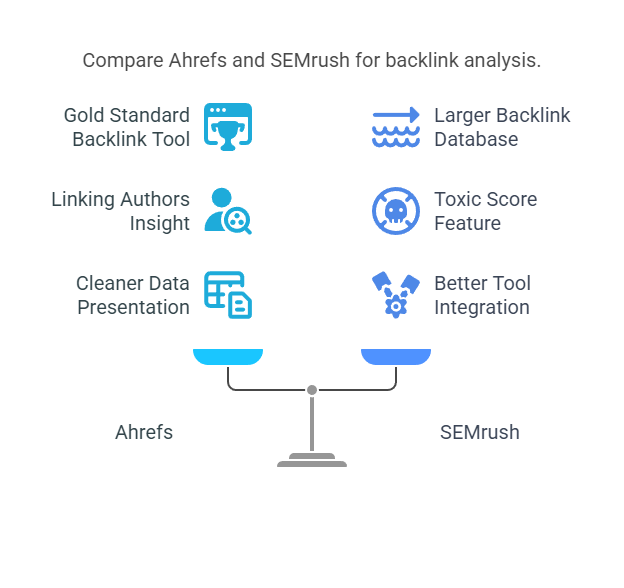 Ahrefs vs SEMrush Backlink Analysis